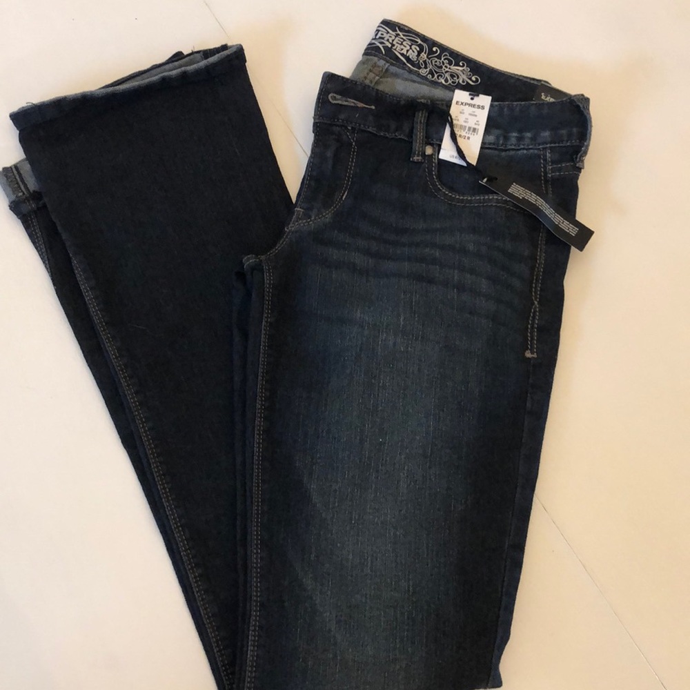 Express barely boot jeans